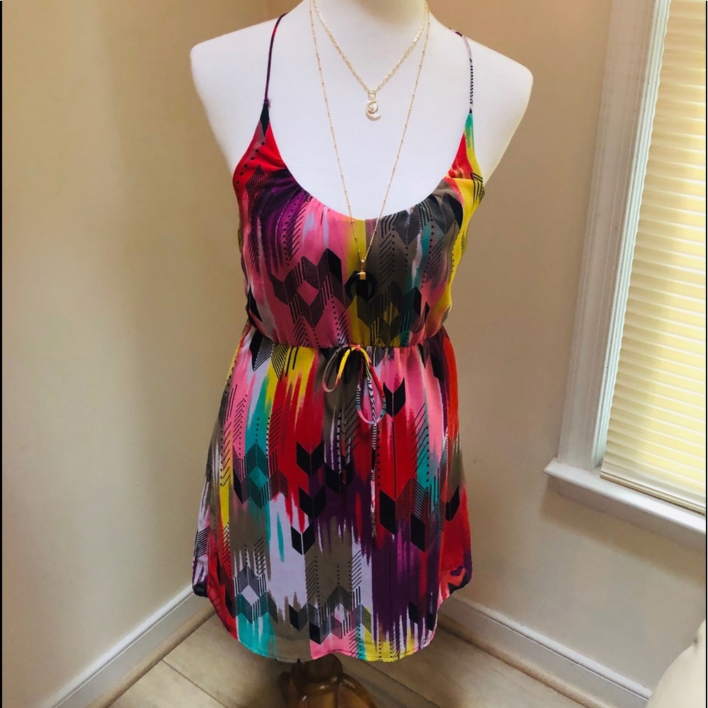 Roxy Colorful Lightweight Lined Summer Dress 🌴❤️